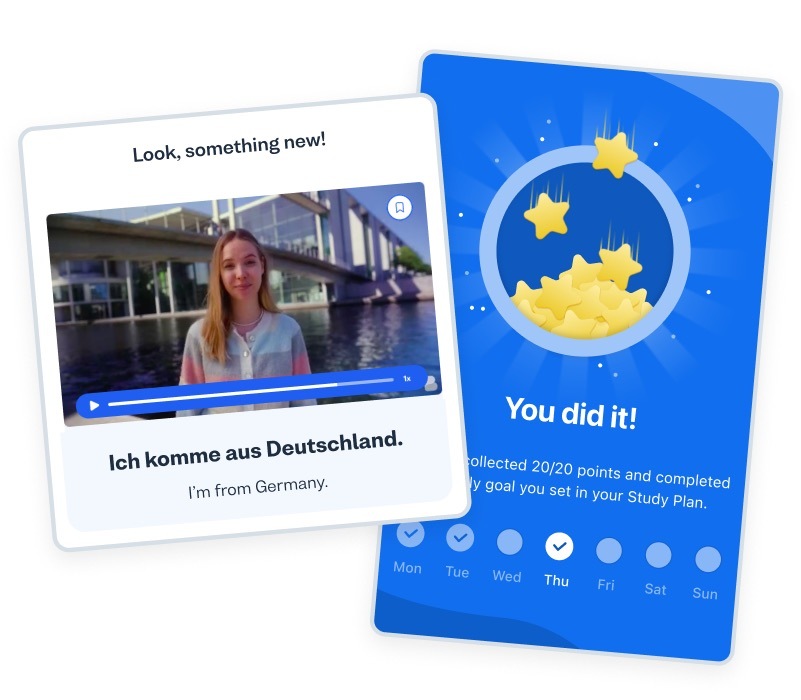 Progress faster when learning German with a Study Plan